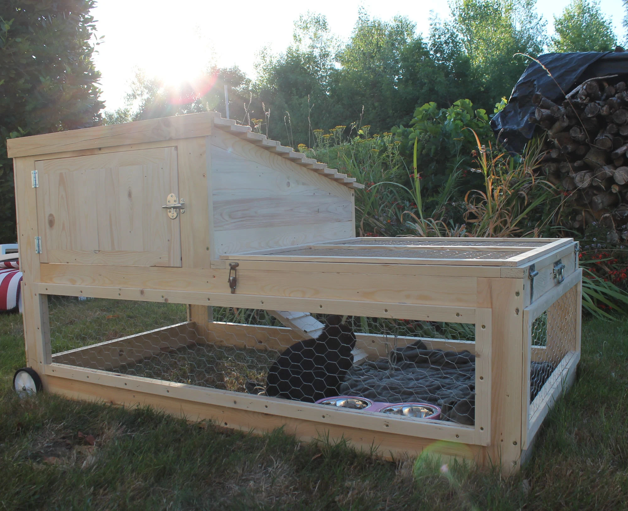 Cage pour lapins nains